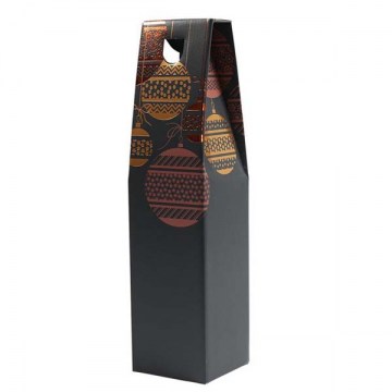 1 Bottle Bag - Dark Xmas Design